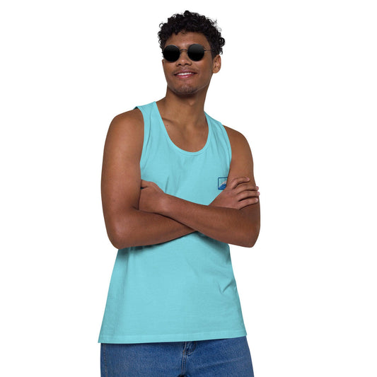 Local Summer Collective Pacific Blue / S Barreled Cotton Tank