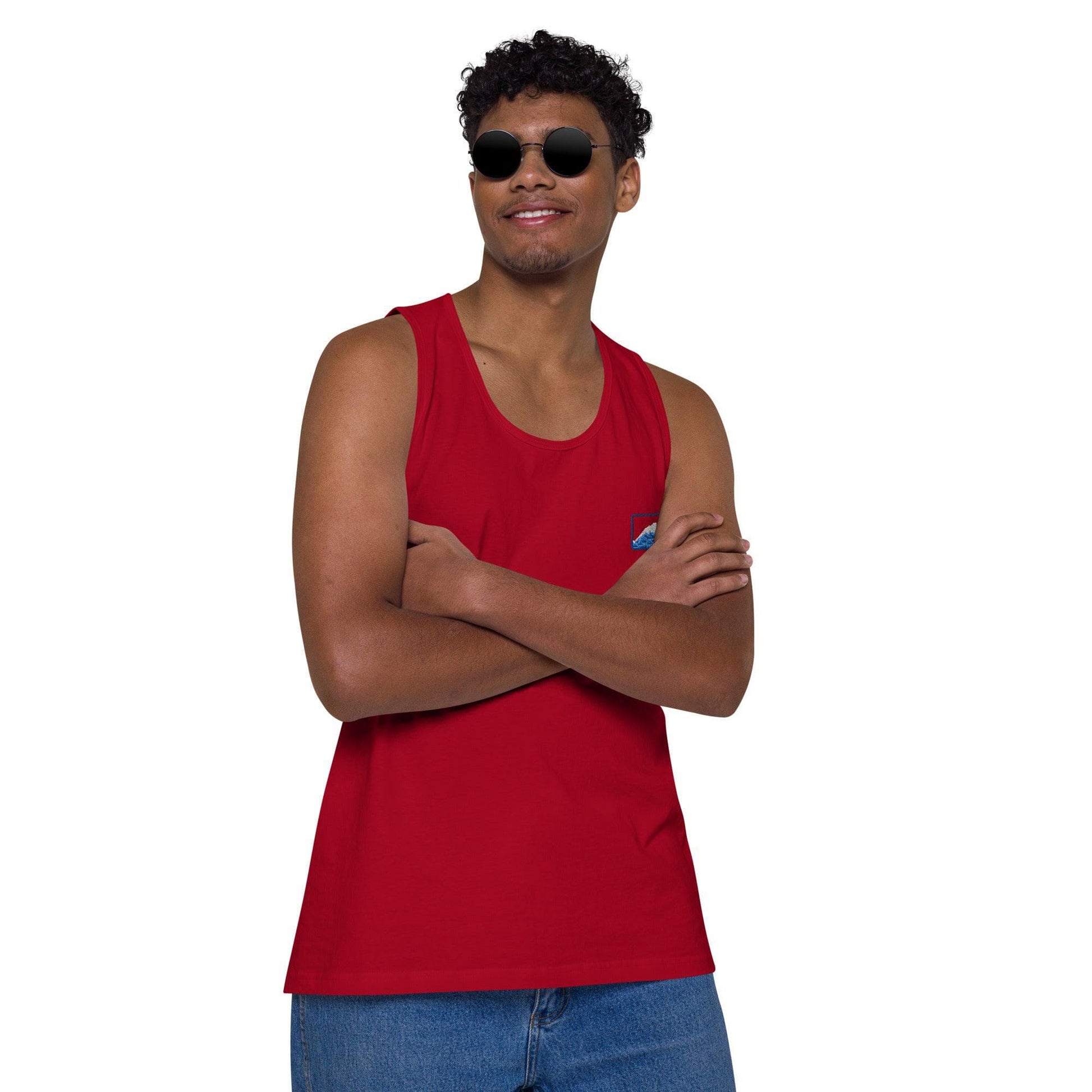 Local Summer Collective Red / S Barreled Cotton Tank