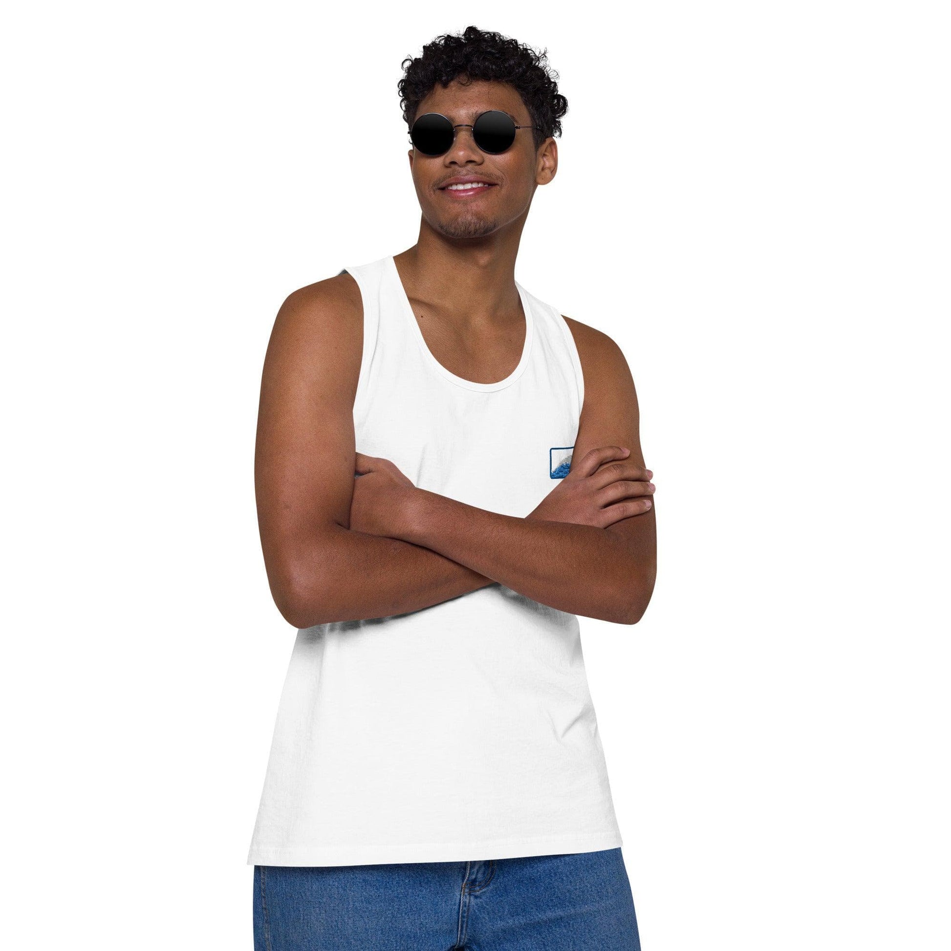Local Summer Collective White / S Barreled Cotton Tank