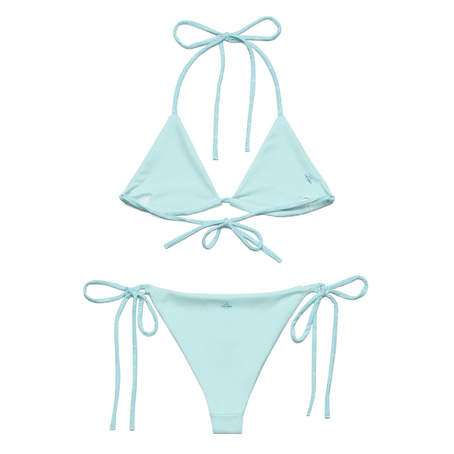 Local Summer Collective Blue Mermaid Recycled String Bikini
