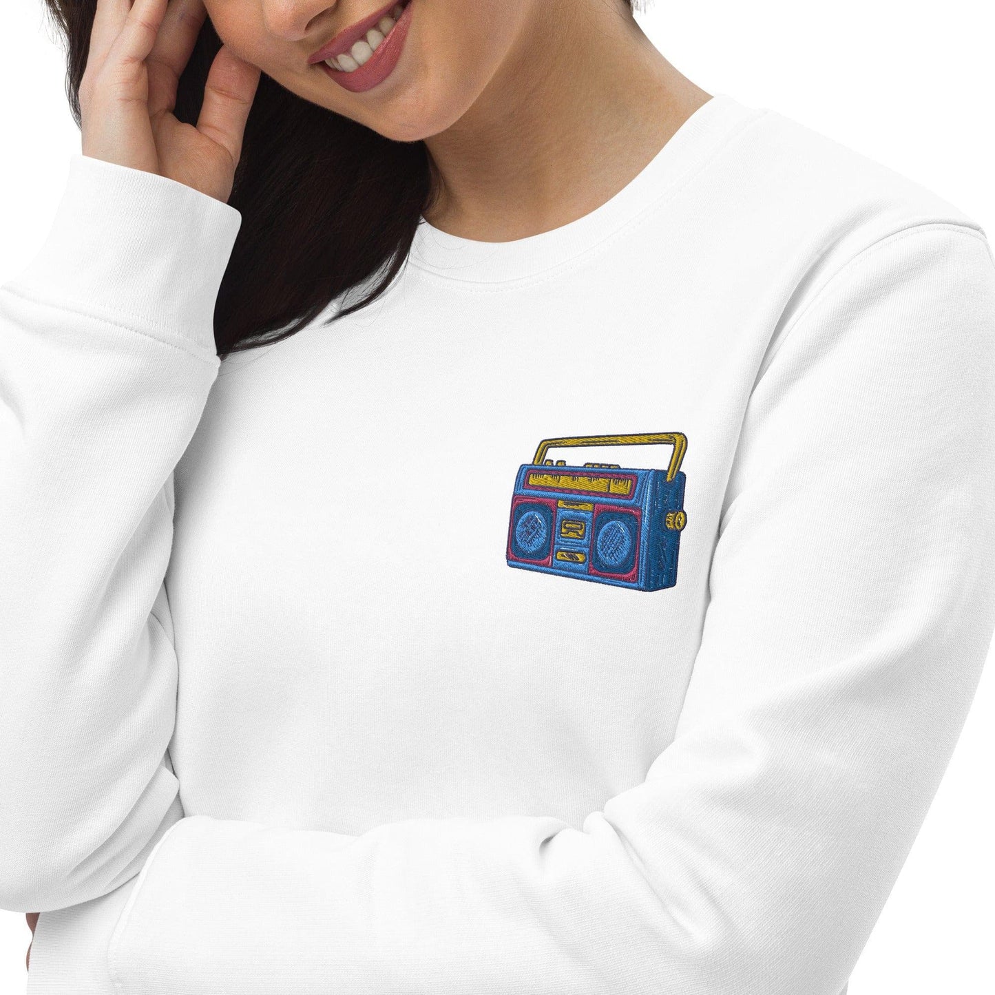 Local Summer Collective Boom Box Embroidered Unisex Eco Sweatshirt