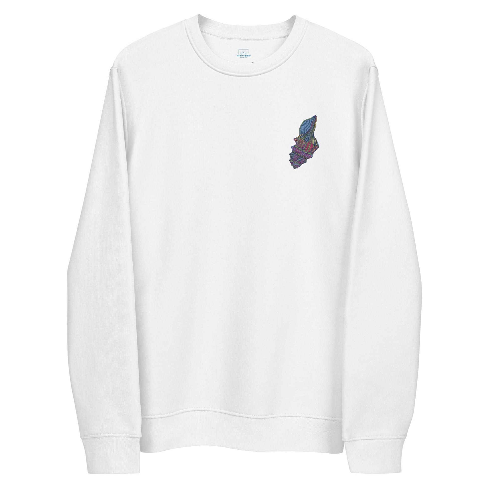 Local Summer Collective Conch Embroidered Unisex Eco Sweatshirt