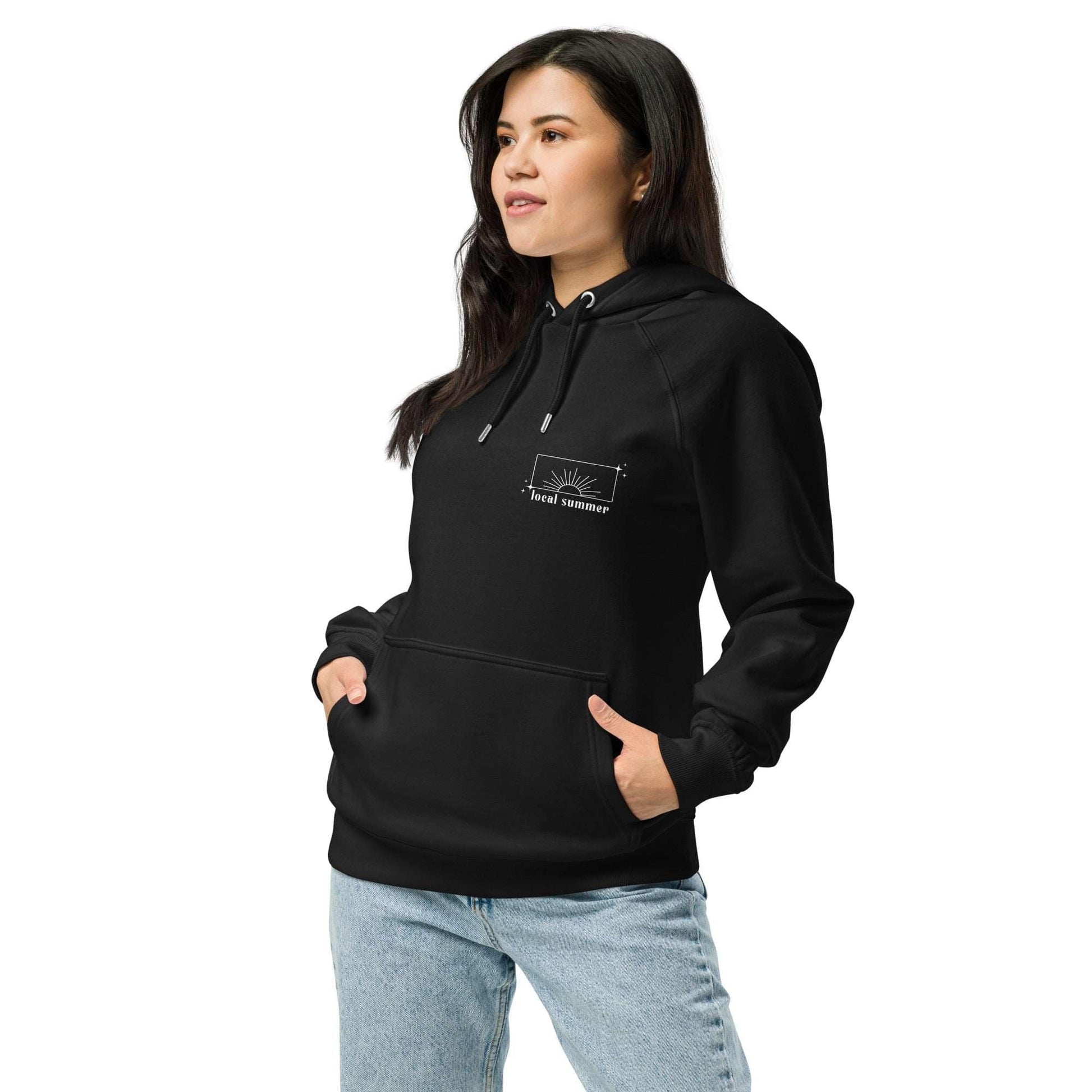 Local Summer Collective Don't Worry Unisex Eco Raglan Hoodie