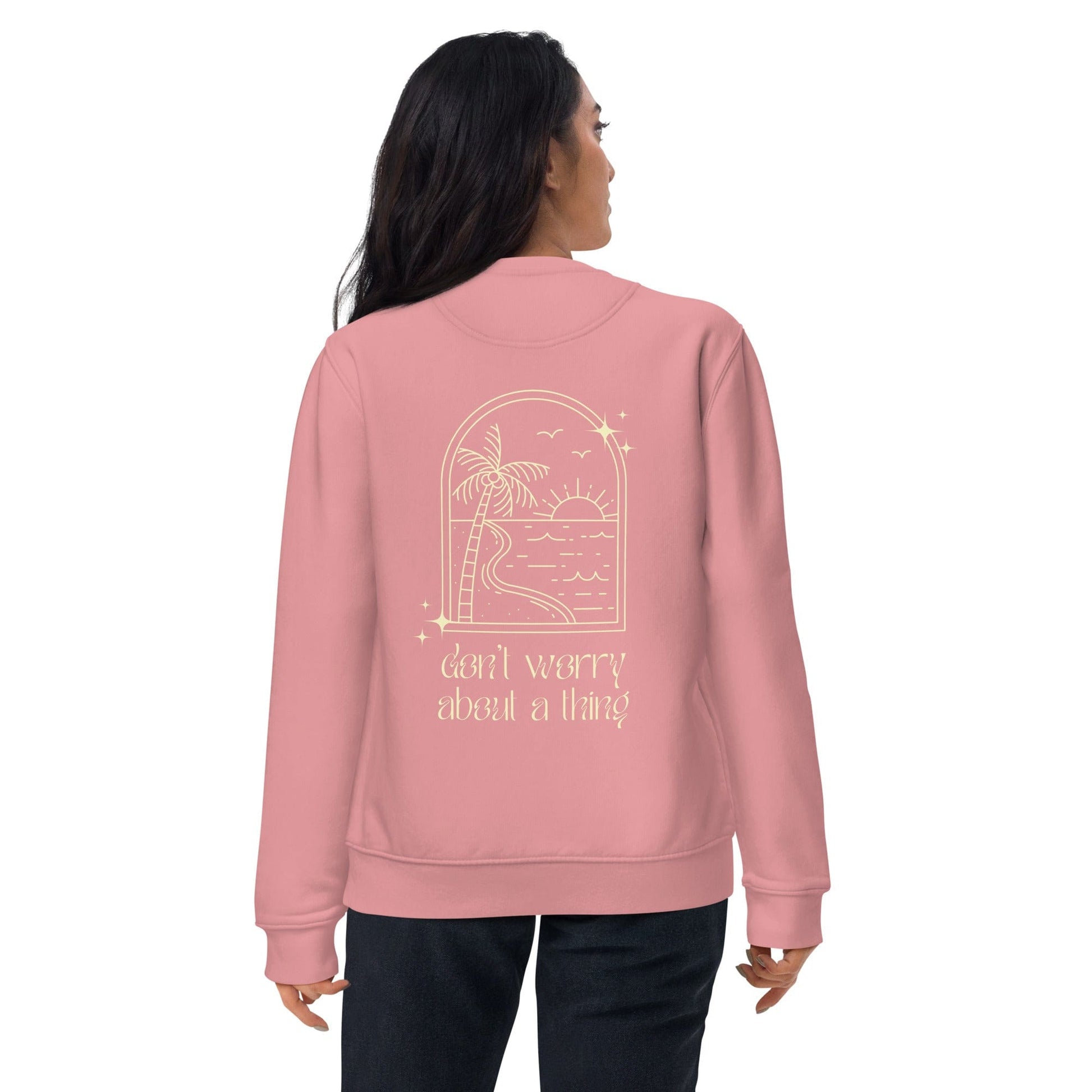 Local Summer Collective Canyon Pink / S Don't Worry Unisex Eco Sweatshirt