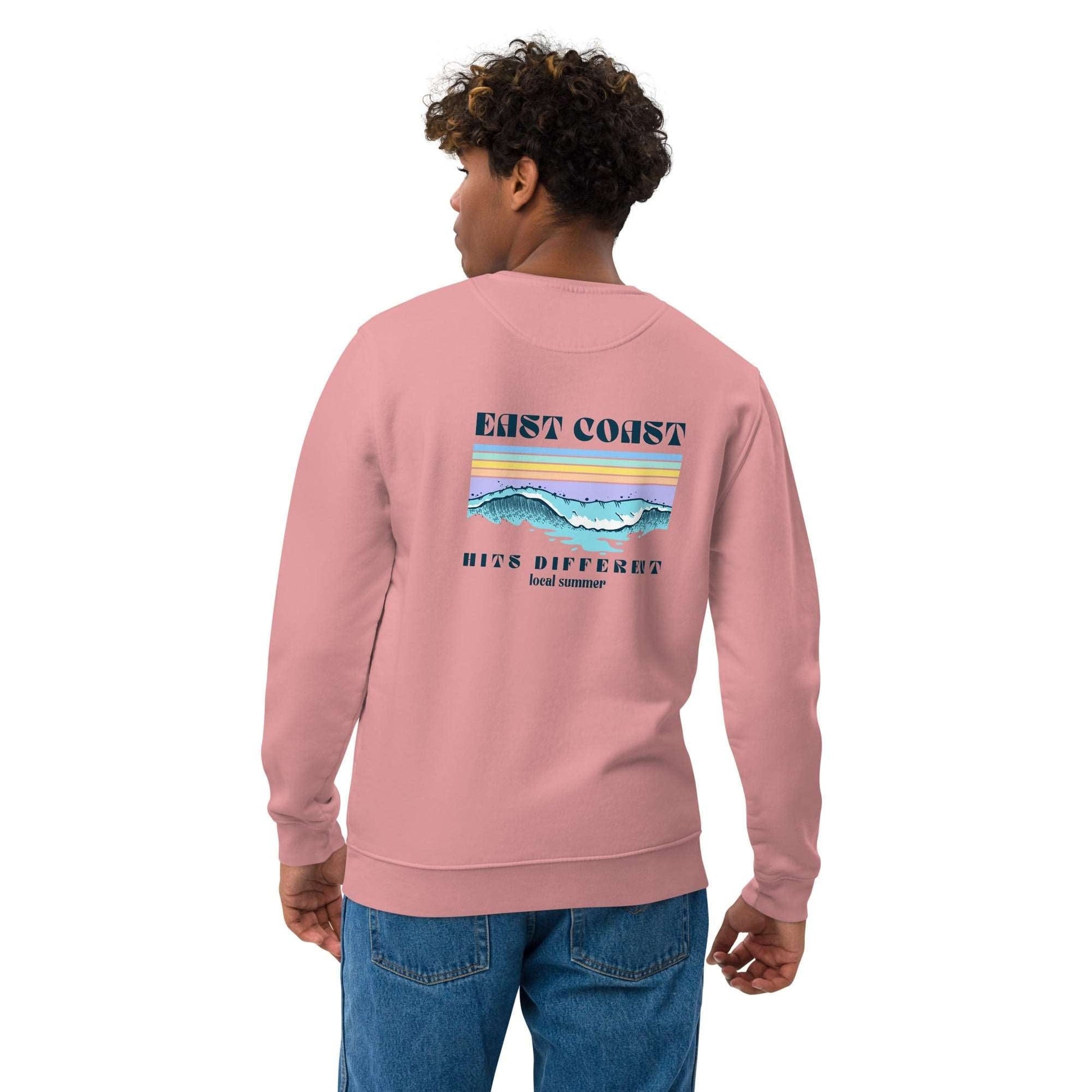 Local Summer Collective Canyon Pink / S East Coast Sunset Unisex Eco Sweatshirt