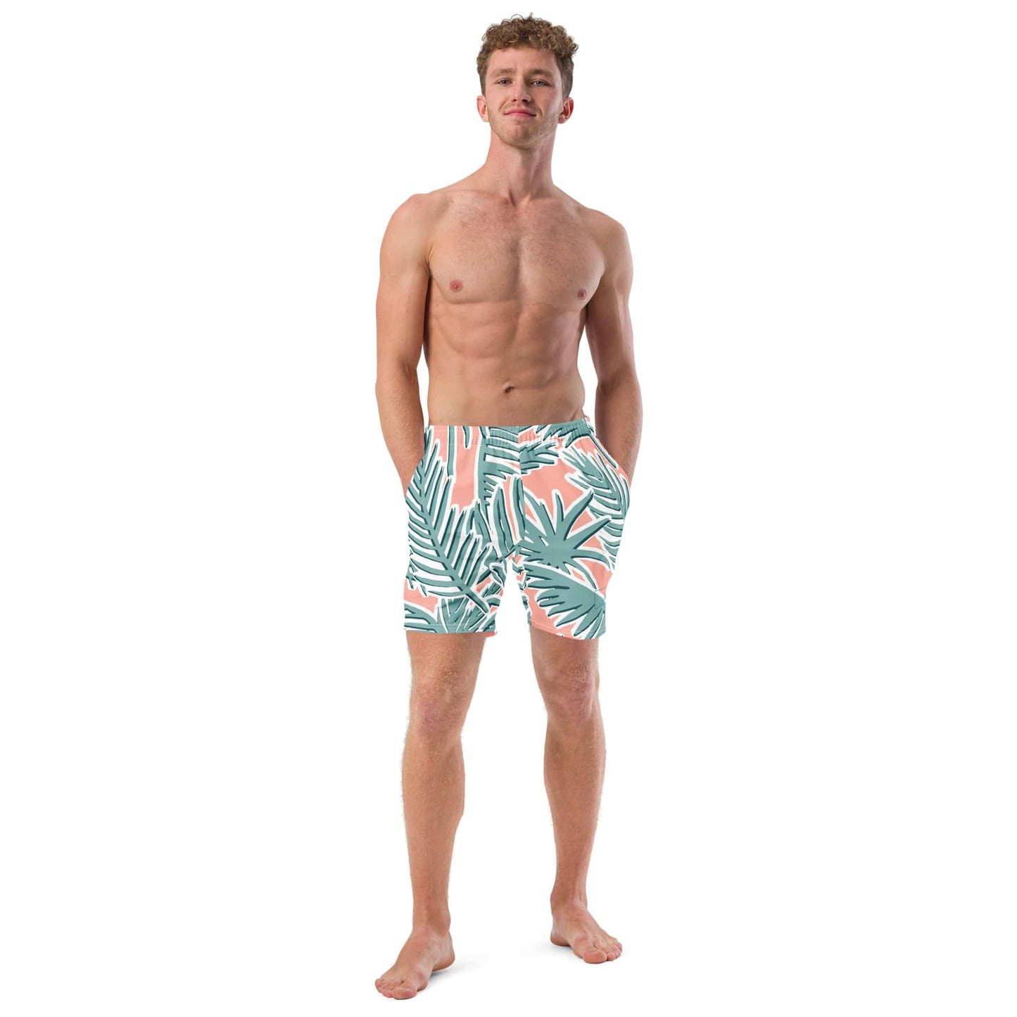 Local Summer Collective 2XS Ferned Up All-Over Print Recycled Boardshorts
