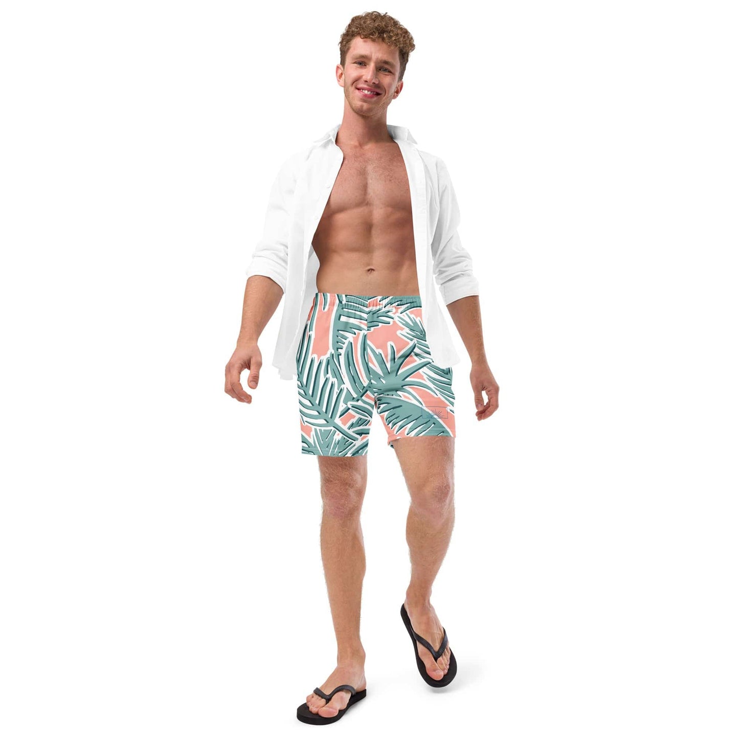 Local Summer Collective Ferned Up All-Over Print Recycled Boardshorts