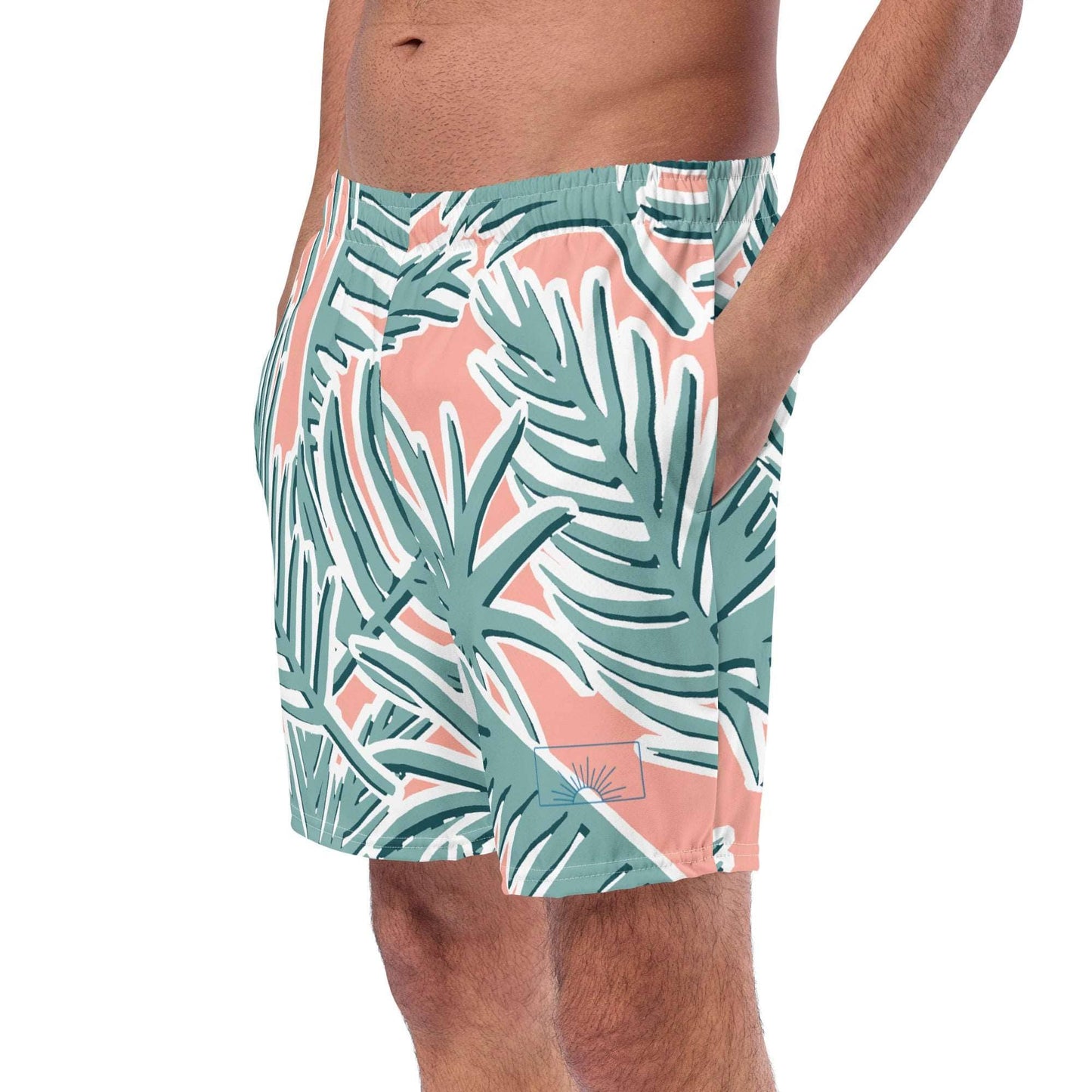Local Summer Collective Ferned Up All-Over Print Recycled Boardshorts