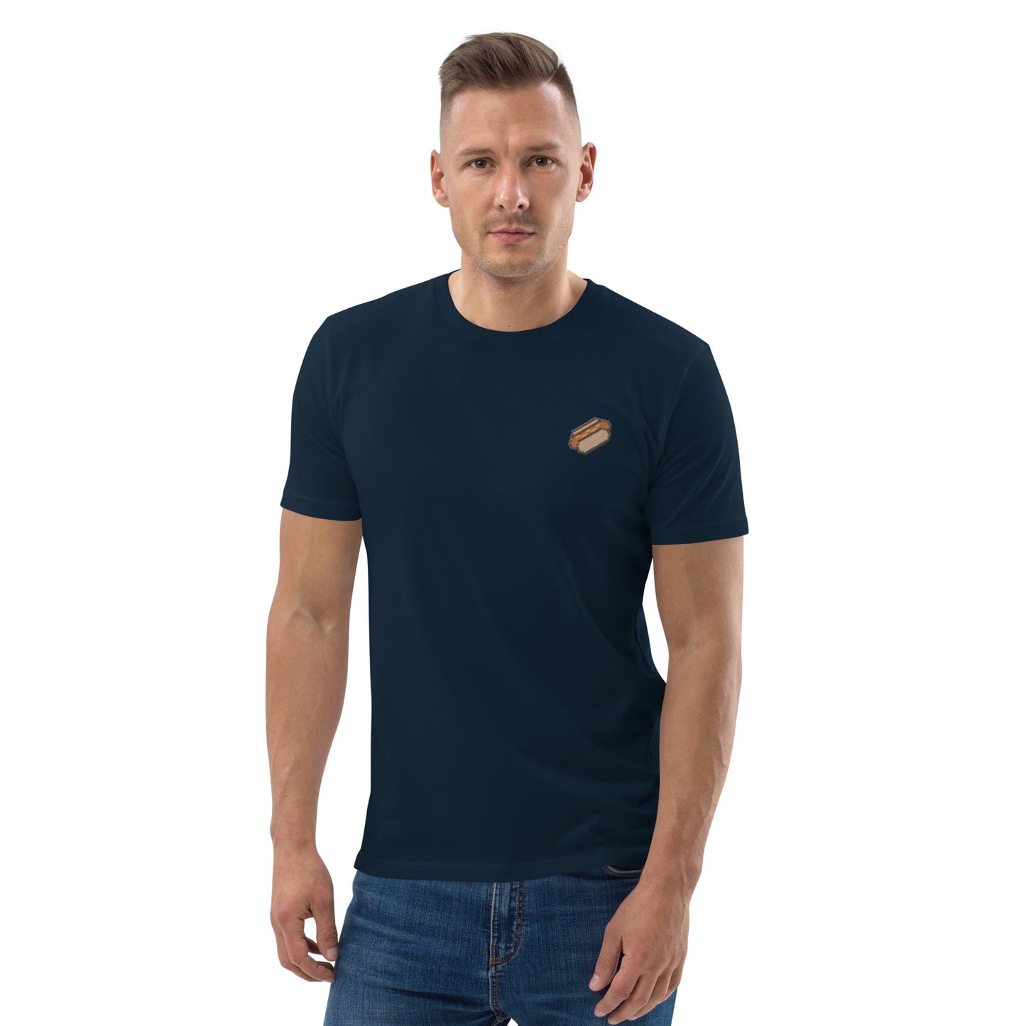 Local Summer Collective French Navy / S Glizzy Captain Embroidered Unisex Organic Cotton T-Shirt