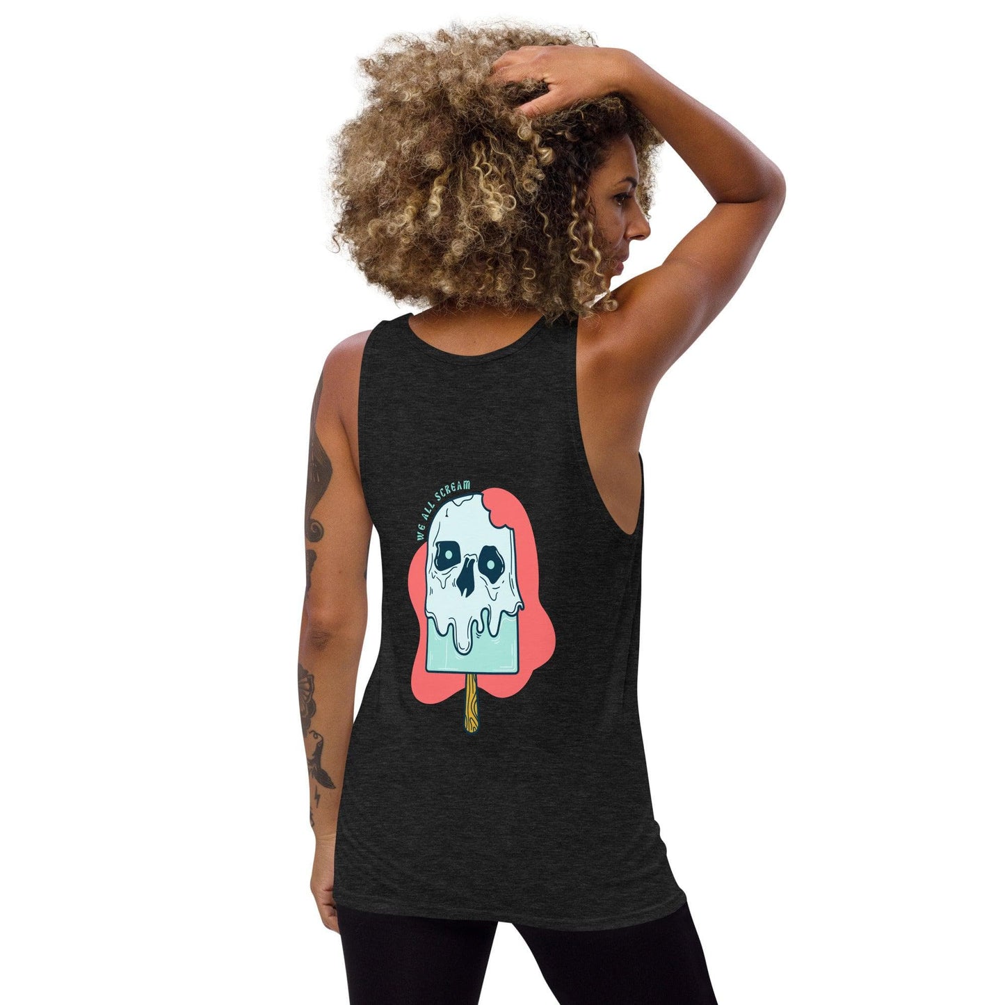Local Summer Collective Charcoal-Black Triblend / XS Ice Scream Unisex Tank Top