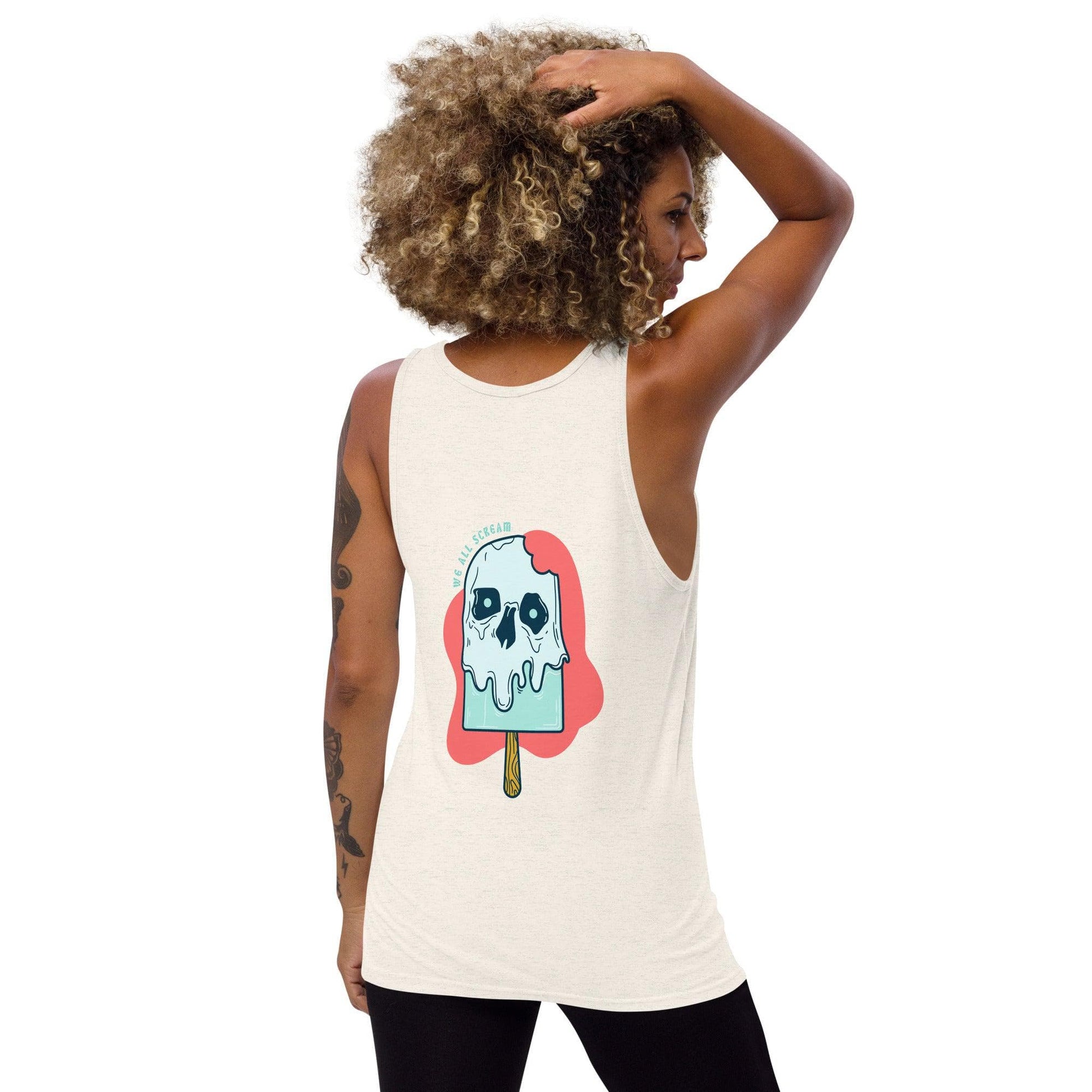 Local Summer Collective Oatmeal Triblend / XS Ice Scream Unisex Tank Top