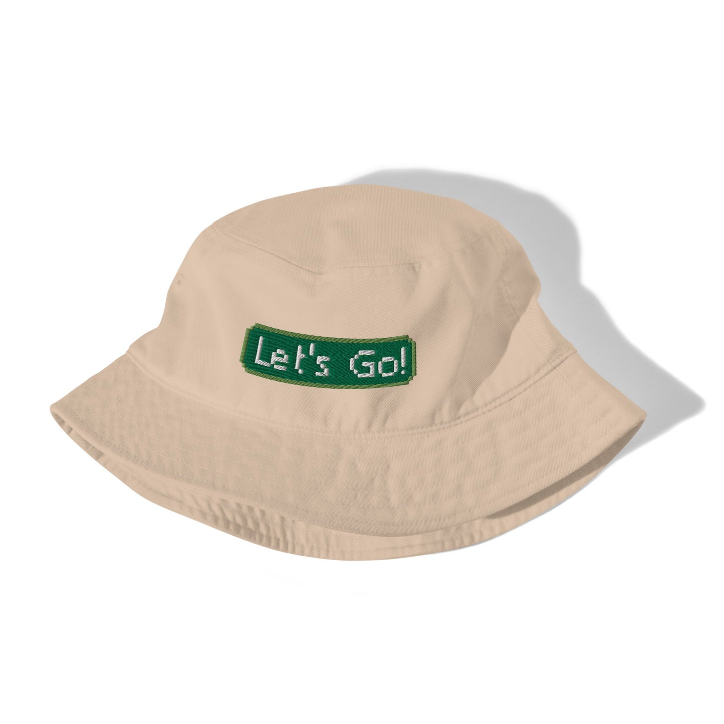 Local Summer Collective Stone Let's Go Organic Bucket Hat