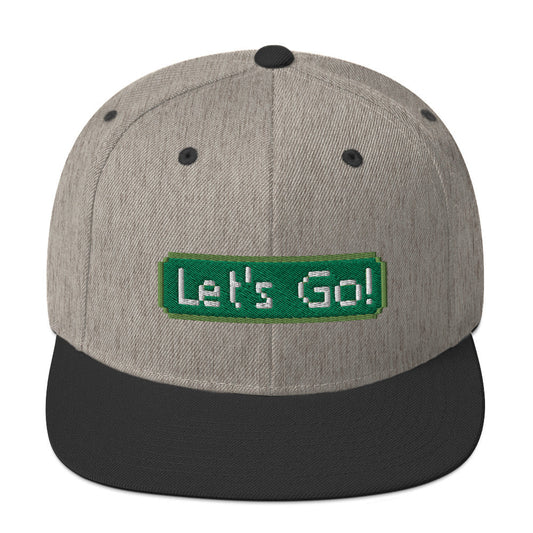 Local Summer Collective Heather/Black Let's Go Snapback Hat
