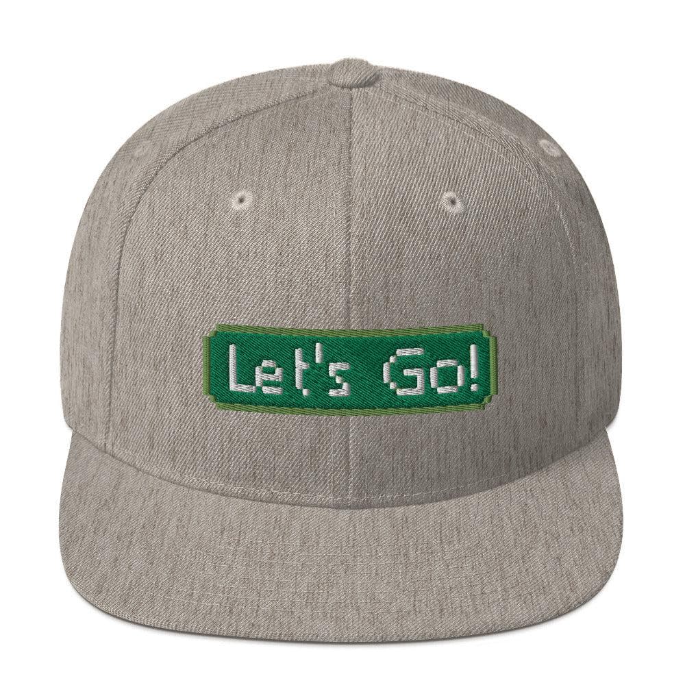 Local Summer Collective Heather Grey Let's Go Snapback Hat