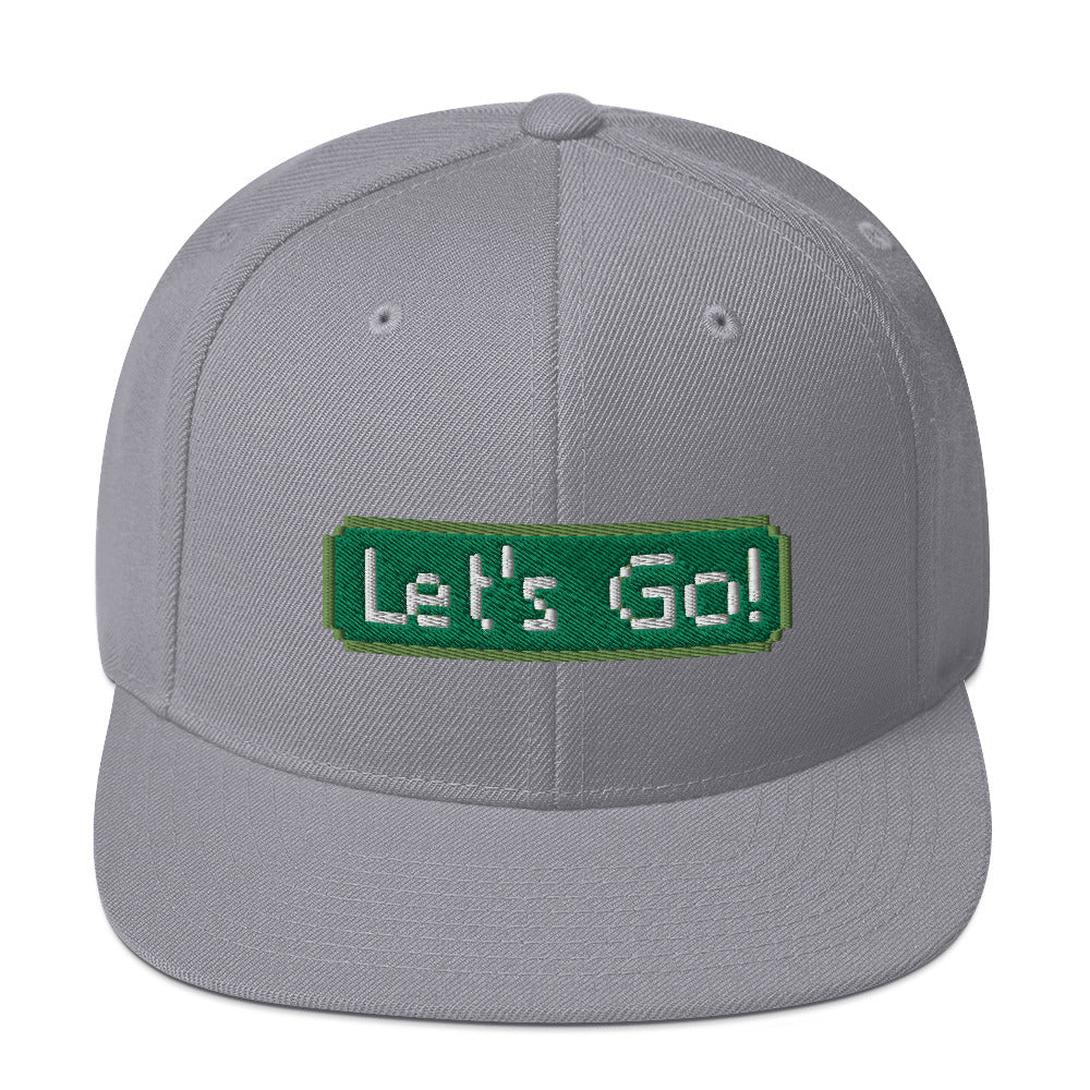 Local Summer Collective Silver Let's Go Snapback Hat