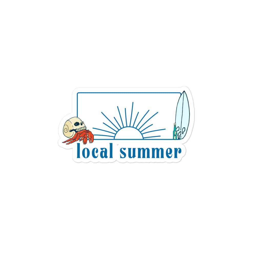 Local Summer Collective Local Summer Hermit Crab Sticker