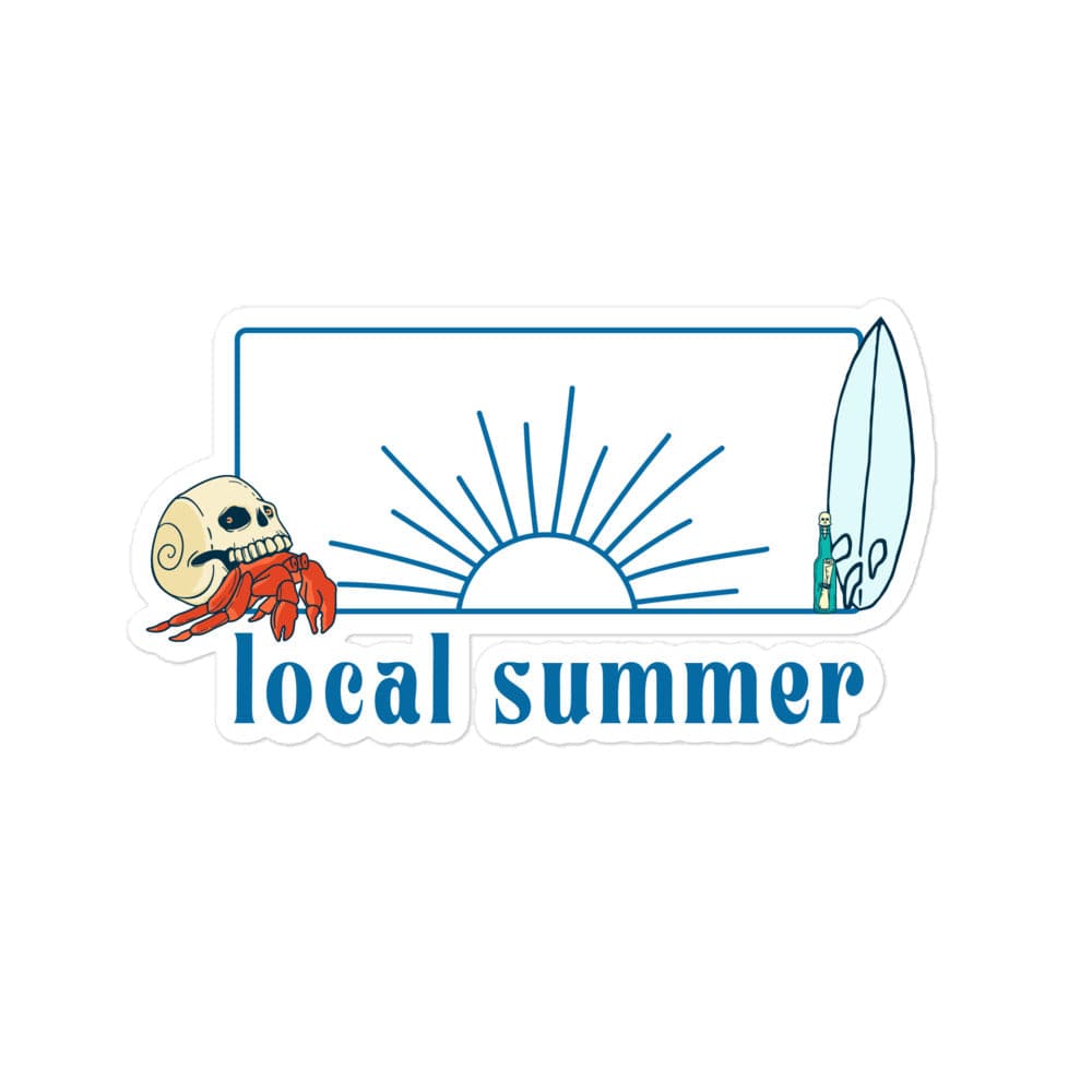 Local Summer Collective Local Summer Hermit Crab Sticker