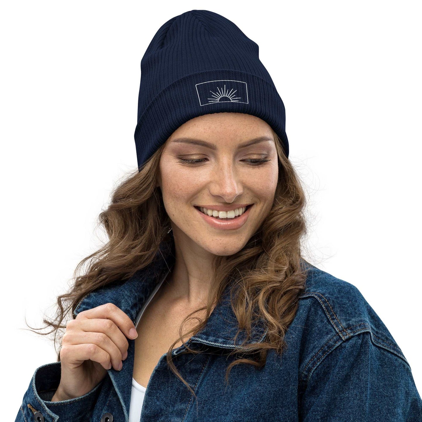 Local Summer Collective Oxford Navy LSC Organic Ribbed Beanie