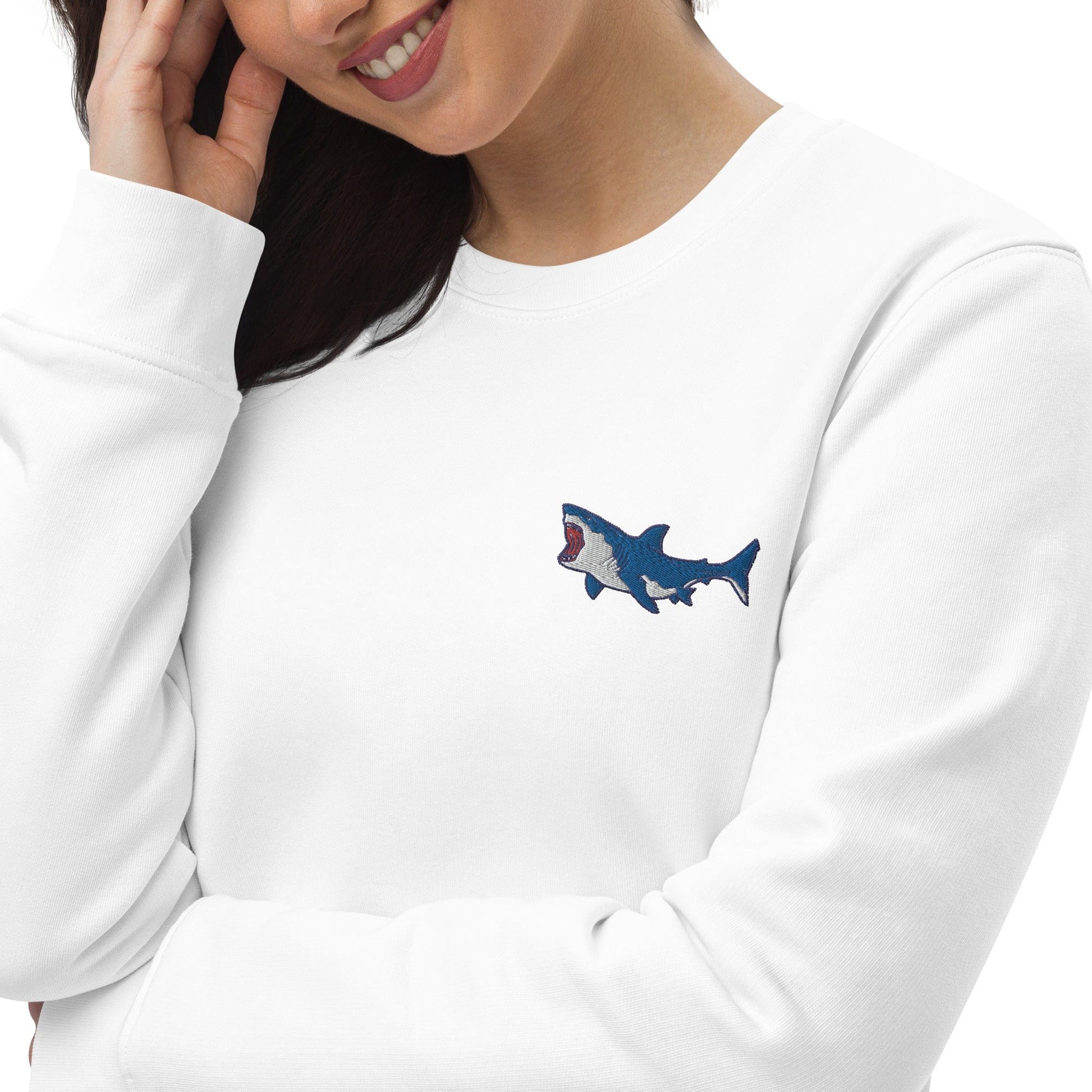 Local Summer Collective Megalodon Embroidered Unisex Eco Sweatshirt copy