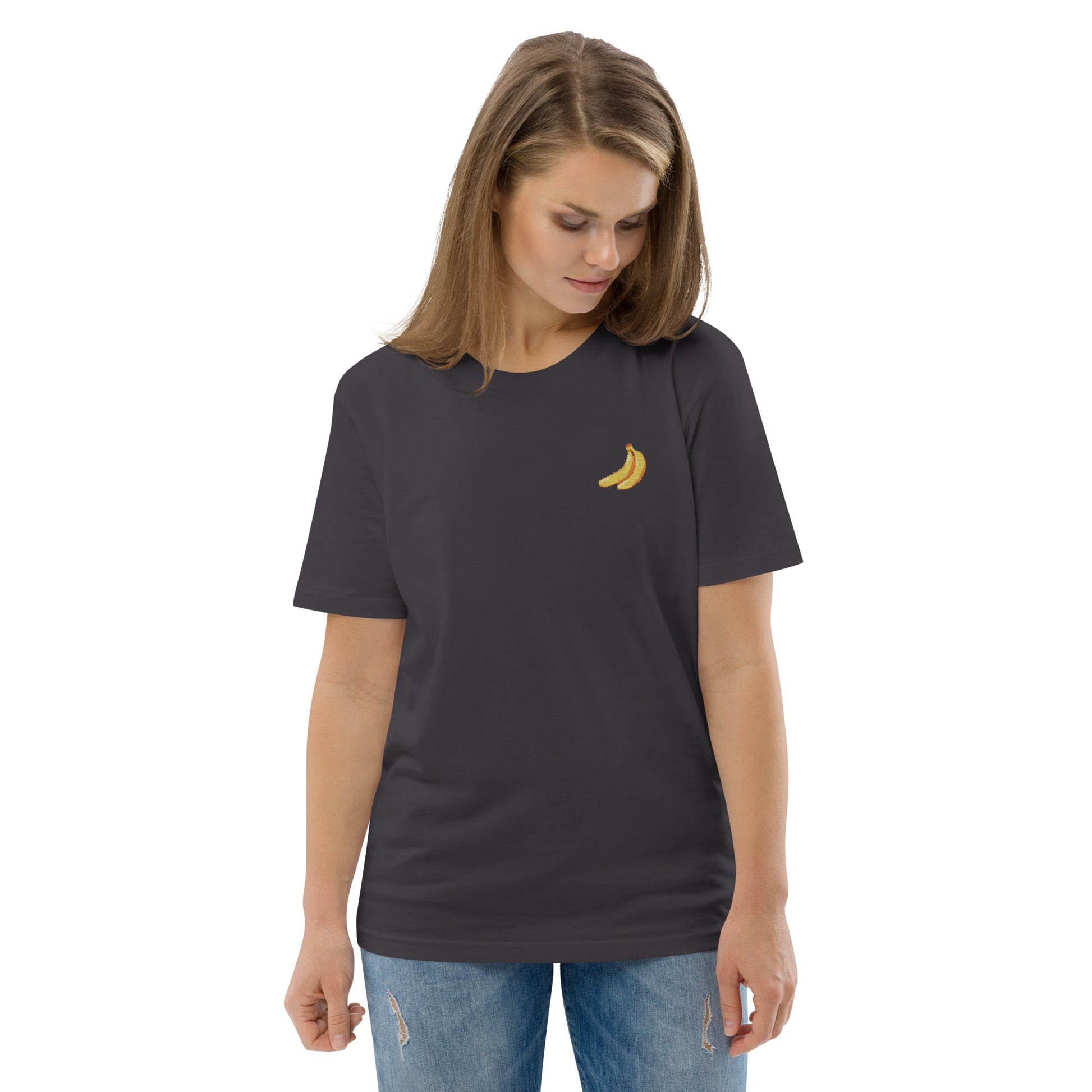 Local Summer Collective Anthracite / S Nanners Embroidered Unisex Organic Cotton T-Shirt