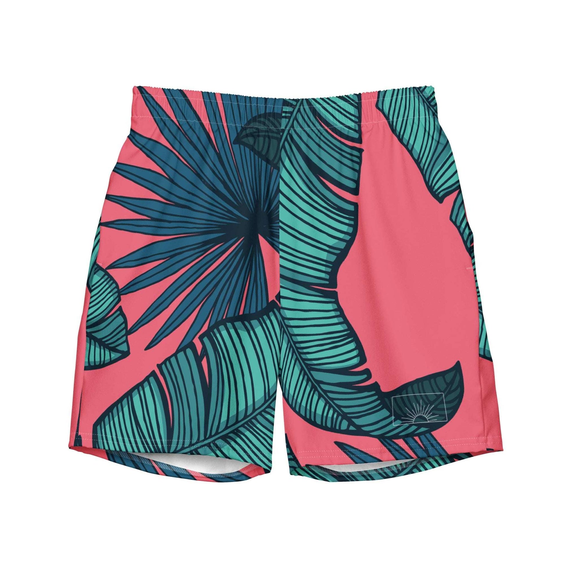 Local Summer Collective Neon Palms All-Over Print Recycled Boardshorts