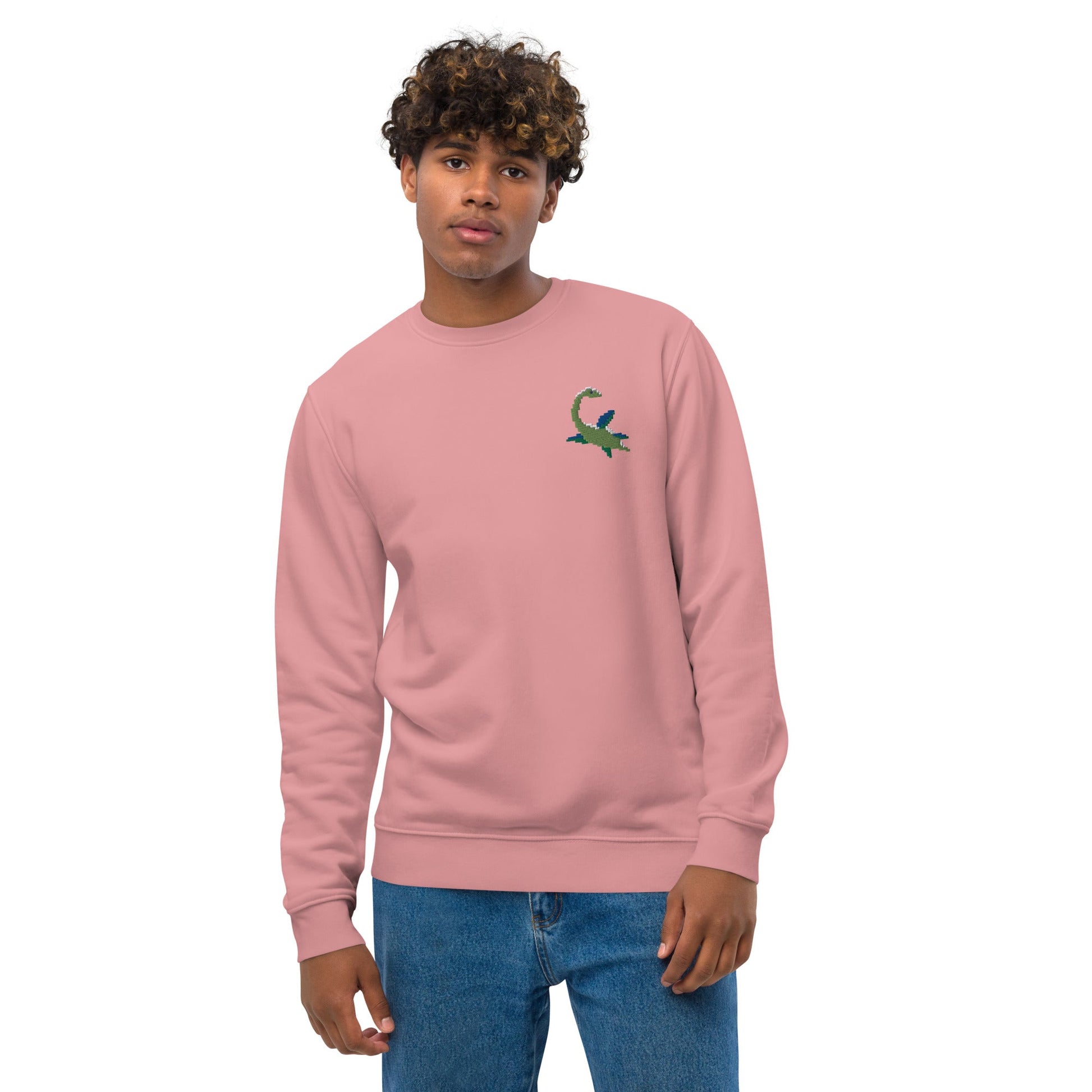 Local Summer Collective Canyon Pink / S Nessy Embroidered Unisex Eco Sweatshirt