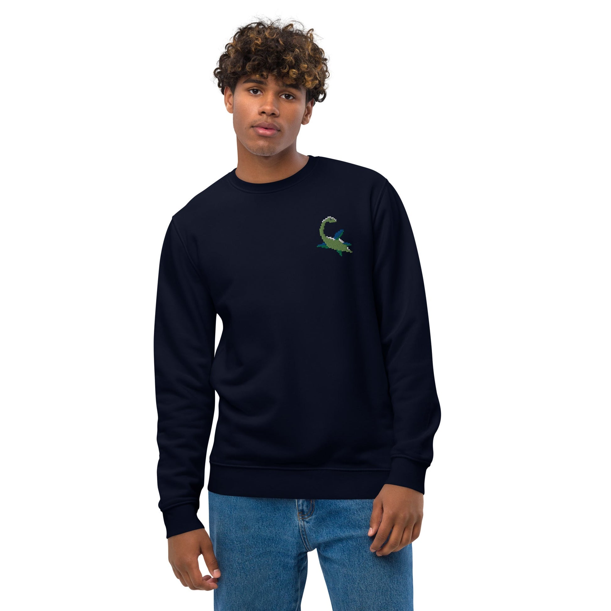 Local Summer Collective French Navy / S Nessy Embroidered Unisex Eco Sweatshirt