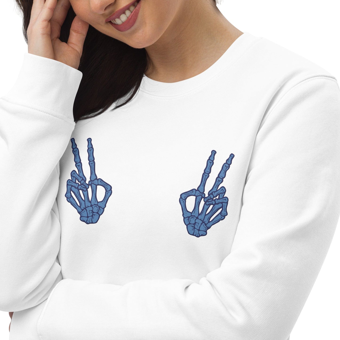 Local Summer Collective Peace Out Embroidered Unisex Eco Sweatshirt