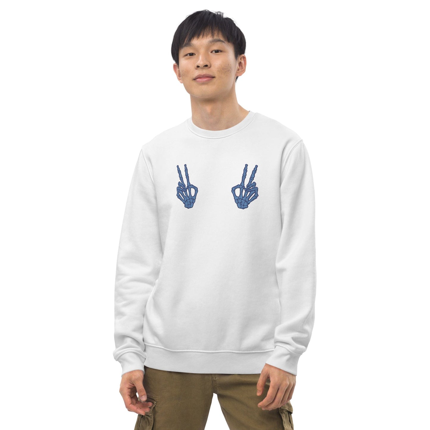 Local Summer Collective Peace Out Embroidered Unisex Eco Sweatshirt