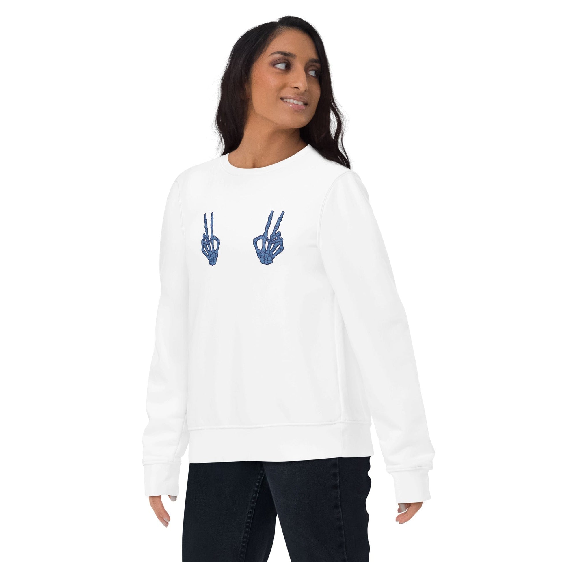 Local Summer Collective S Peace Out Embroidered Unisex Eco Sweatshirt