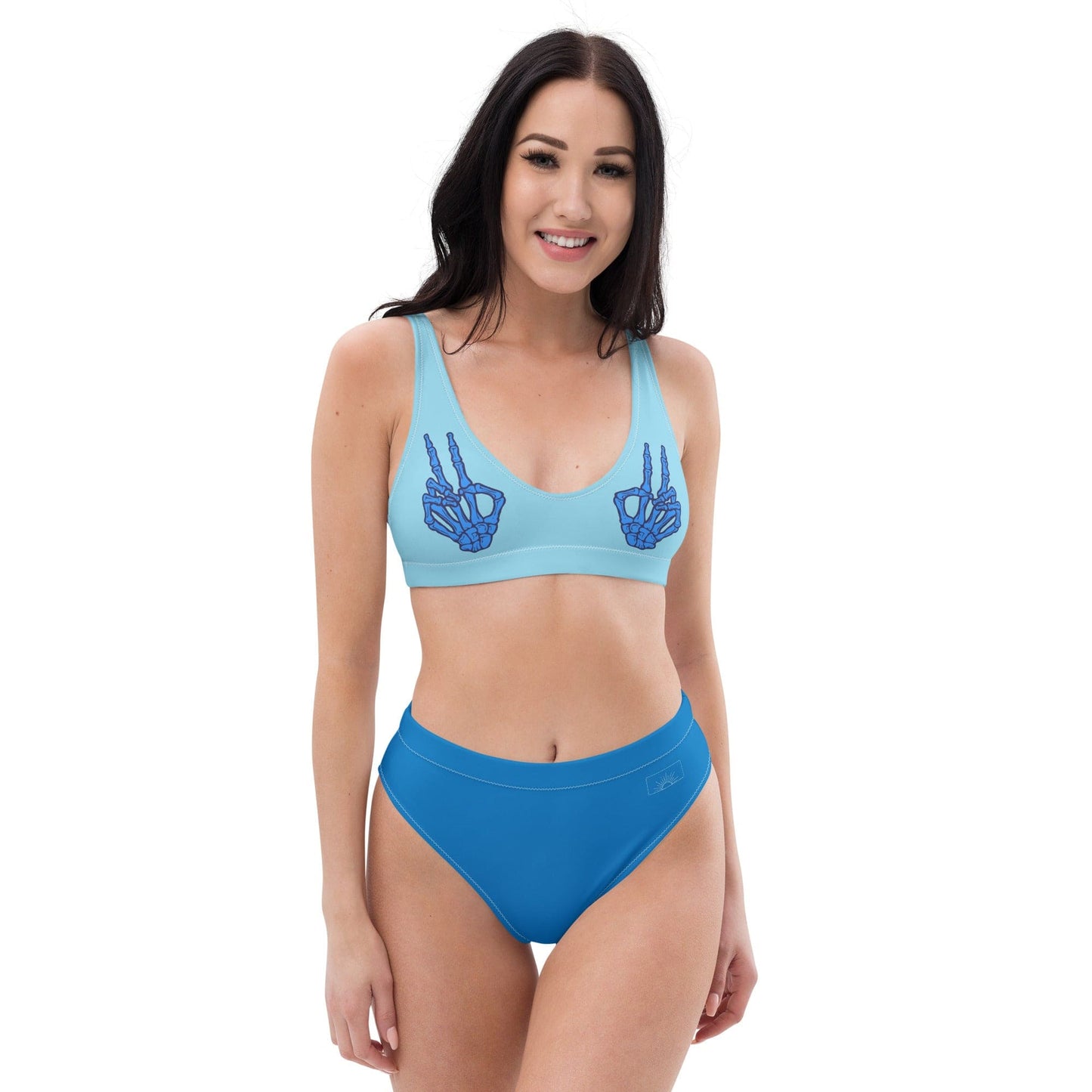 Local Summer Collective Peace Out Recycled High-Waisted Bikini