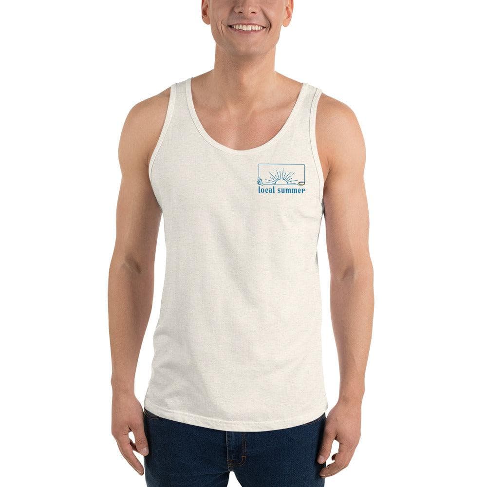 Local Summer Collective Oatmeal Triblend / XS Pro Body Surfer Unisex Tank Top