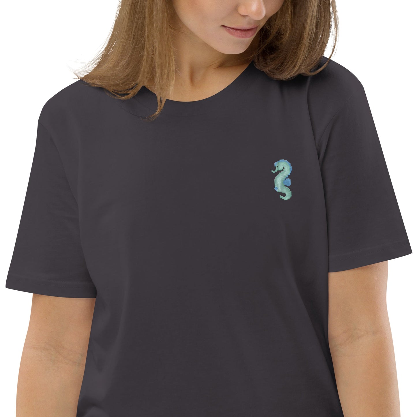 Local Summer Collective Sea Dragon Embroidered Unisex Organic Cotton T-Shirt