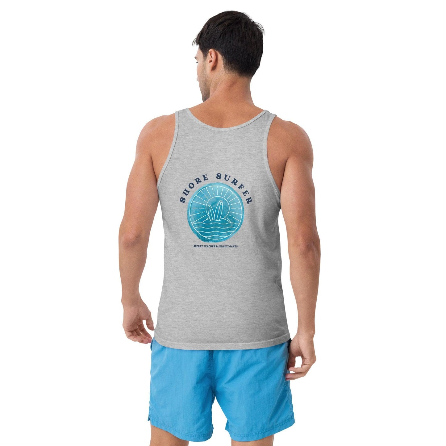 Local Summer Collective Athletic Heather / XS Shore Surfer (IYKYK) Unisex Tank Top