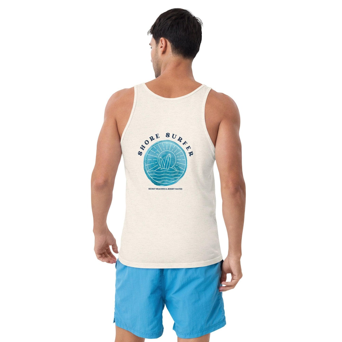 Local Summer Collective Oatmeal Triblend / XS Shore Surfer (IYKYK) Unisex Tank Top