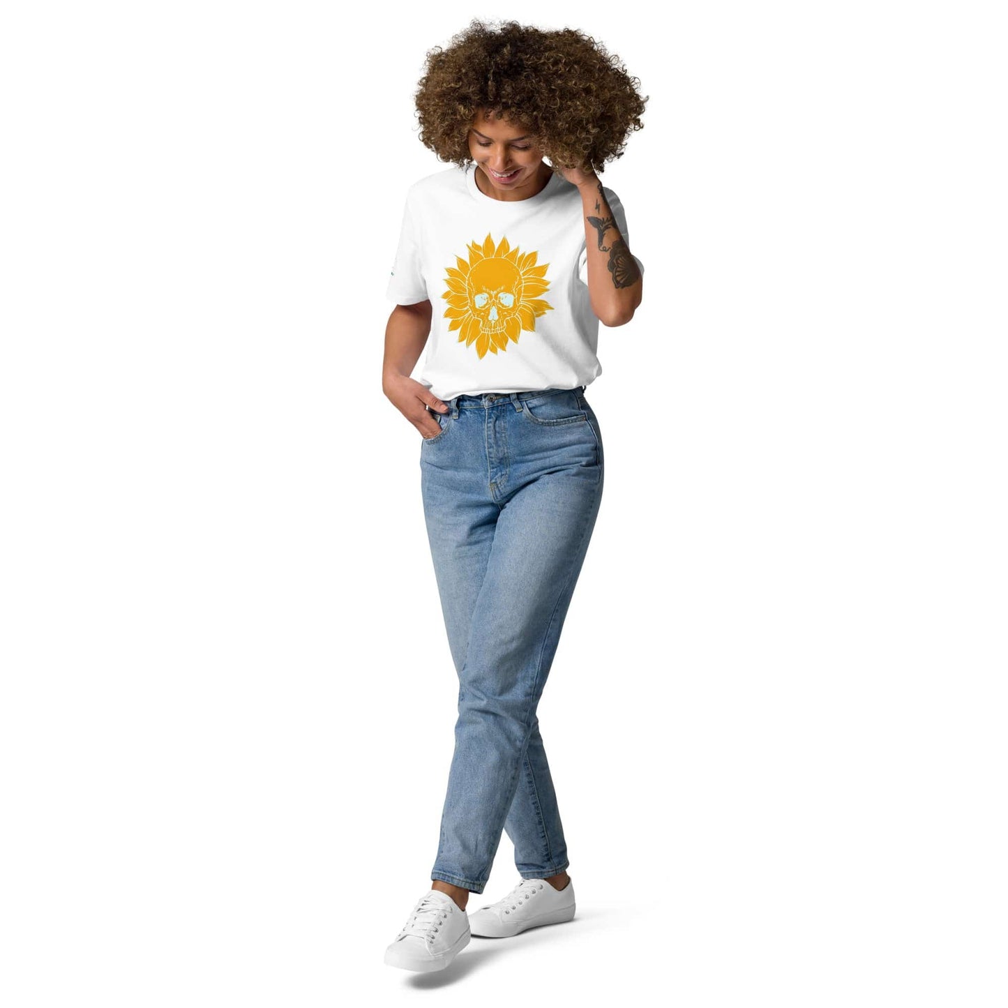 Local Summer Collective White / S Sunflower Unisex Organic Cotton T-Shirt