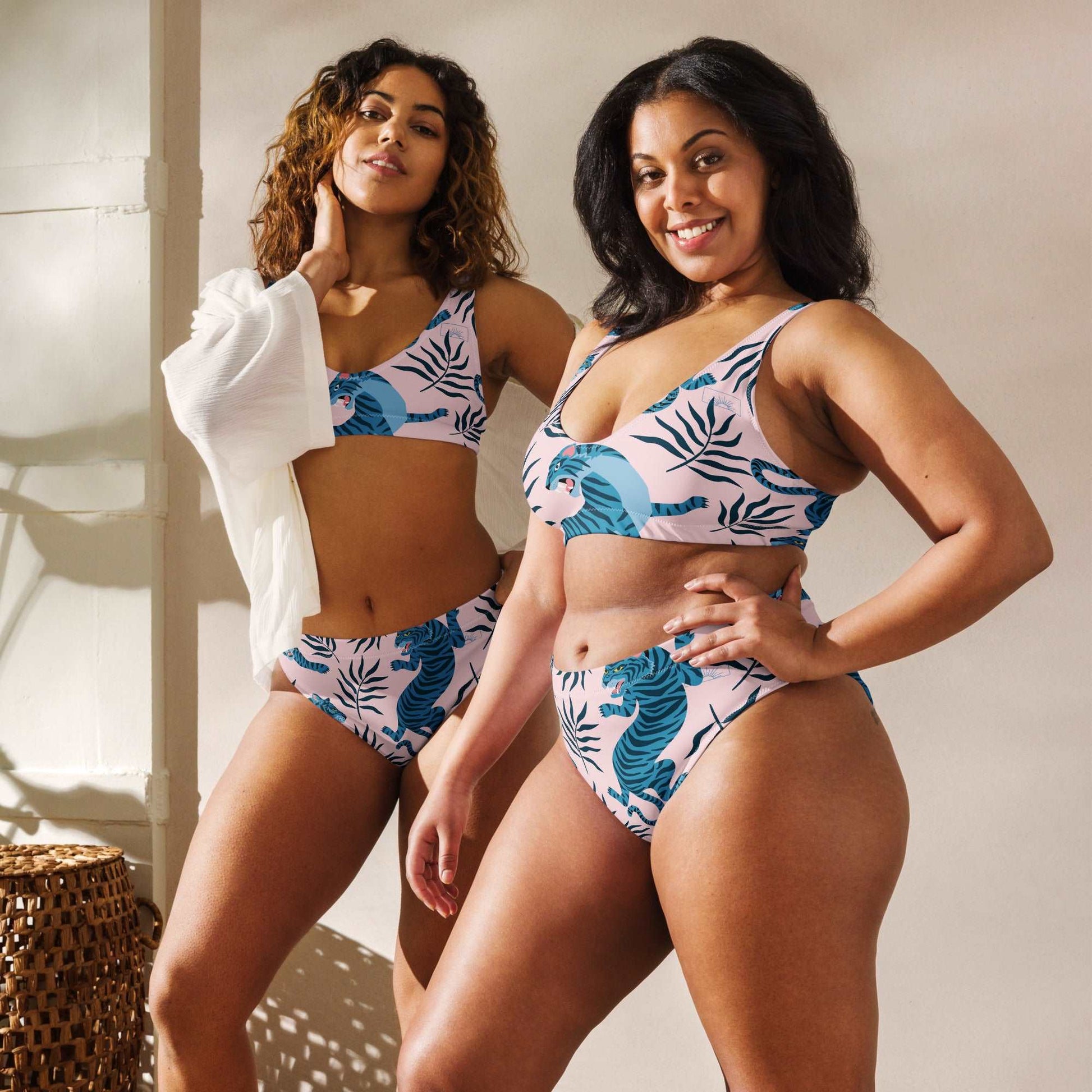 Local Summer Collective Tiger Style Recycled High-Waisted Bikini