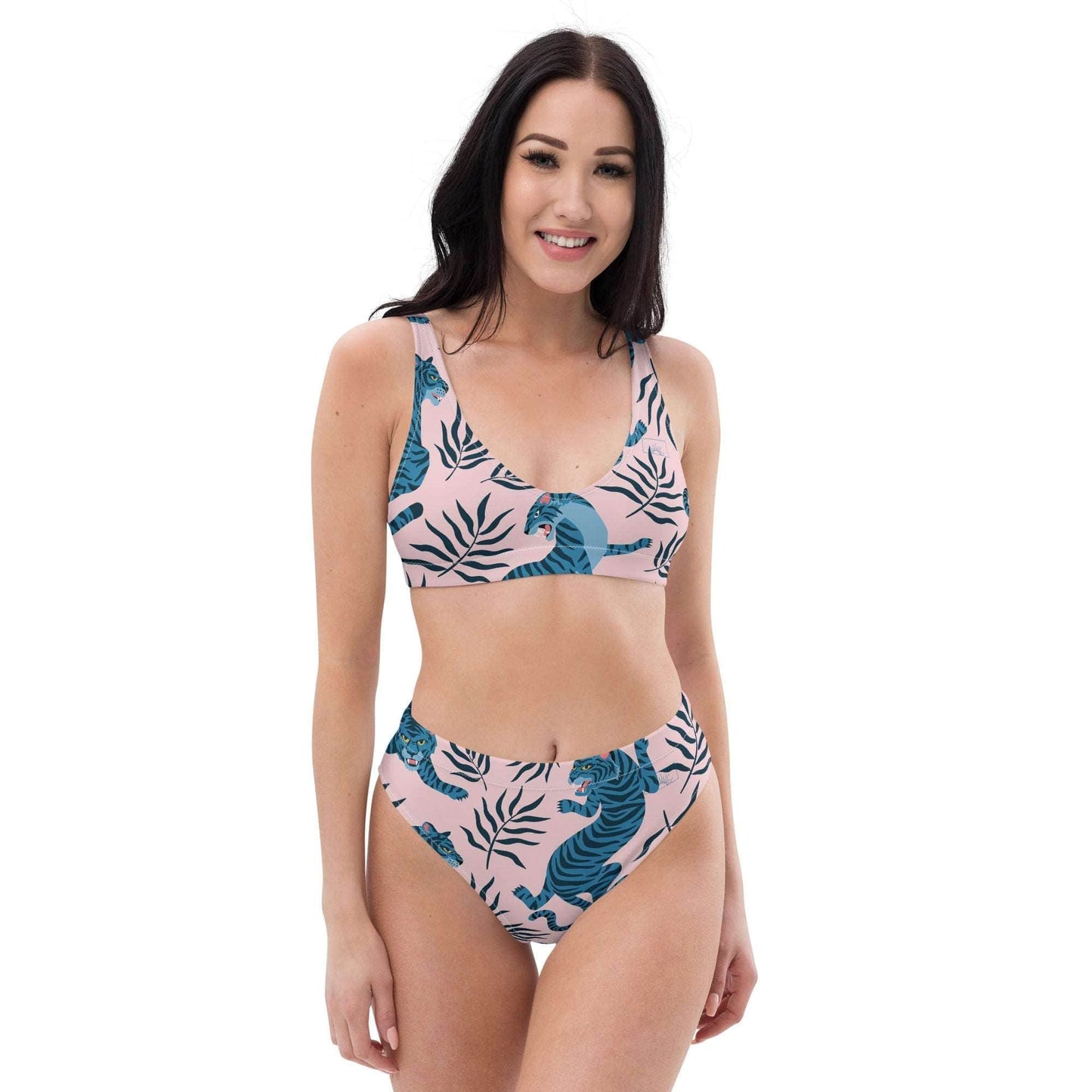 Local Summer Collective XS Tiger Style Recycled High-Waisted Bikini