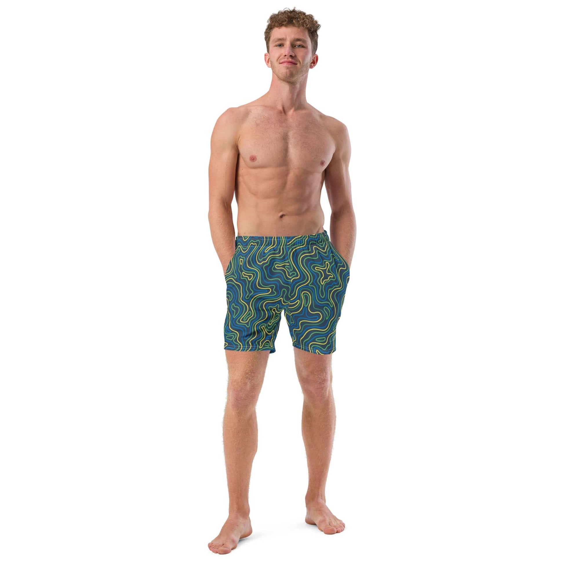 Local Summer Collective 2XS Trail Off All-Over Print Recycled Boardshorts