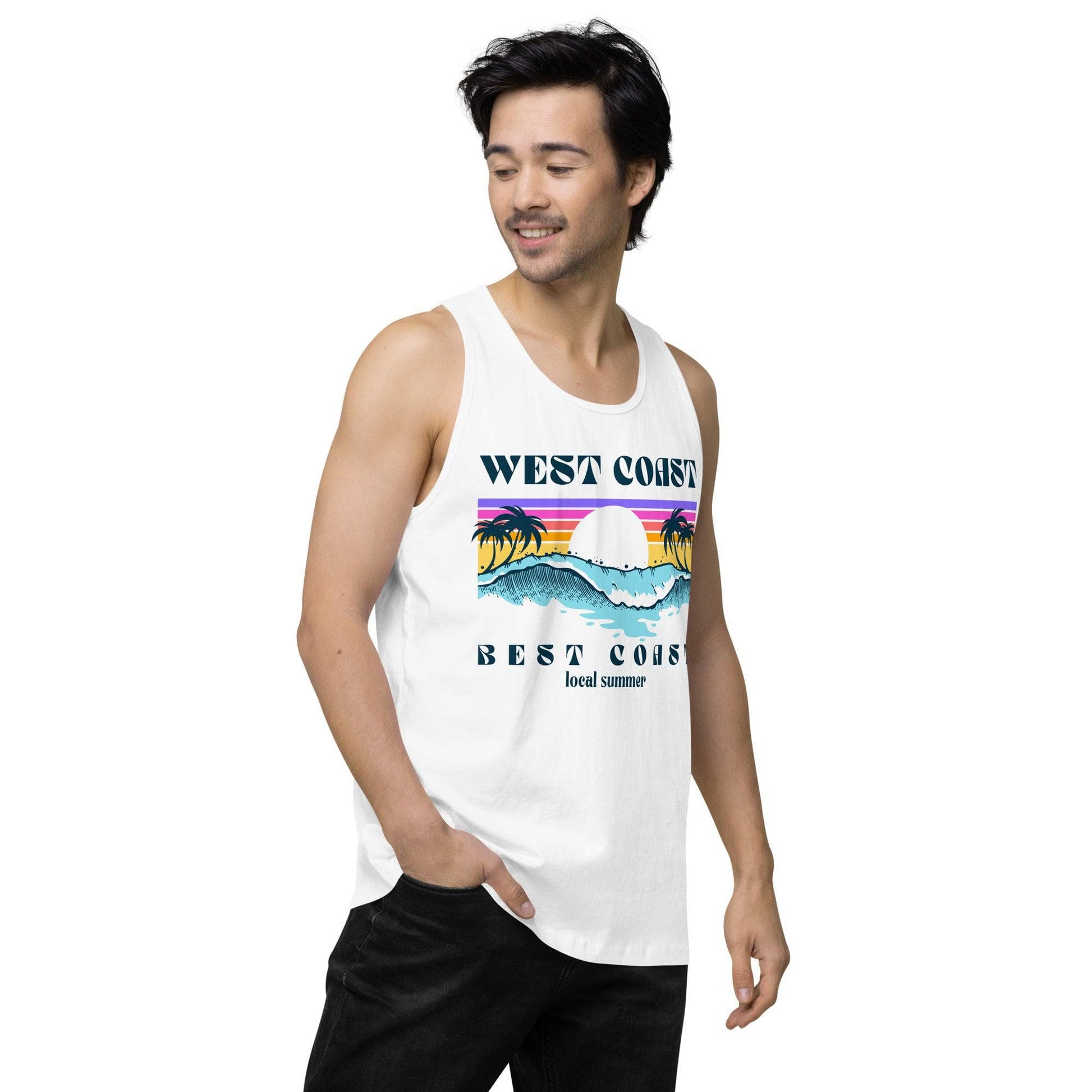 Local Summer Collective West Coast Sunset Cotton Tank