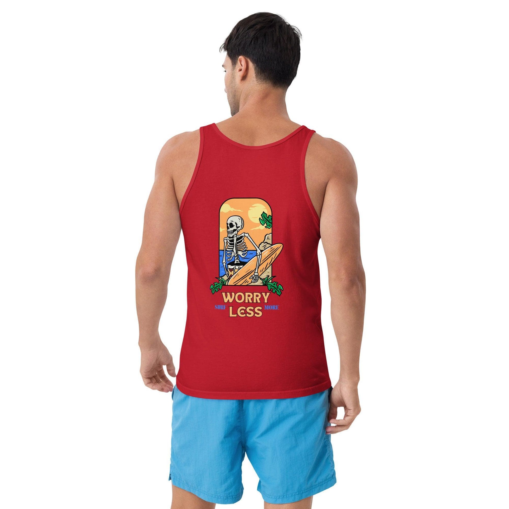 Local Summer Collective Red / XS Worry Less Unisex Tank Top